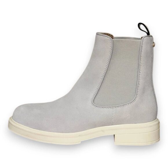 BOSS Vanity ChBootie SD Women's Gray Suede Chelsea Boots US 7 (EU 37) MSRP $199 - Picture 2 of 4